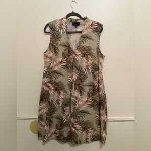 Connected Dress Linen Blend